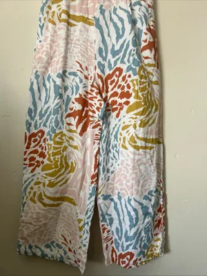 ASOS Design Women's Multi Color Jumpsuit Romper W/ Open Mid Back Sz 6 thumbnail 3