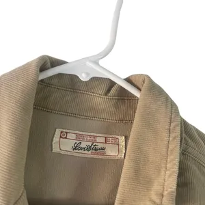 Levi's Levi Strauss Women's‎ Size Small Corduroy Tan Button Up Jacket thumbnail 4