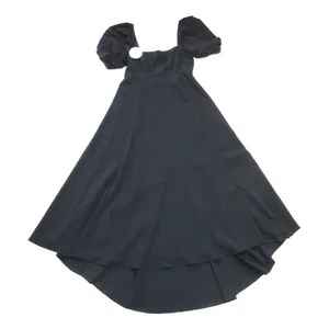 NWT Hill House The Matilda Dress in Black Poly Crepe Midi S thumbnail 4