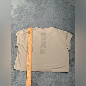 Gymshark Tan Crop Top small tee thumbnail 9
