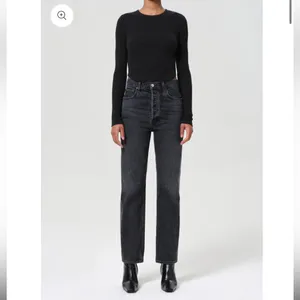 AGOLDE High Rise 90s Pinch Jeans - Black- Size 23 thumbnail 2