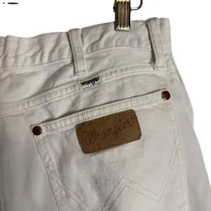 Wrangler World Wide Cream Wide Leg High Rise Western Denim Jeans Size 30x28 thumbnail 9