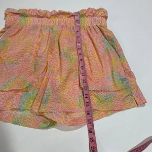 Fabletics Pink Abstract Athletic Running Shorts Women’s Size Large Lightweight thumbnail 6