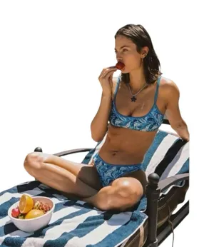 Blackbough Swim ☀︎︎ Lydia Classic Medium Bikini Bottom ☀︎︎ Blue Crush ☀︎︎ Small thumbnail 1