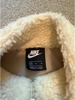 Nike Vintage Sherpa Zip Up Logo Jacket thumbnail 3