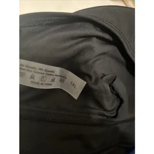 Women's Size 1XL Black Swim Top Tie Back Spaghetti Straps thumbnail 4
