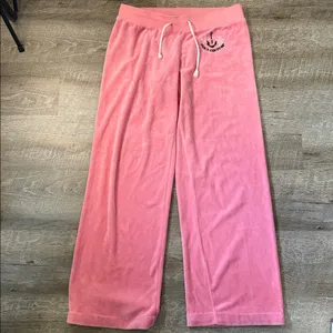 Y2K Juicy Couture Pink Velour Lounge Pants Size L thumbnail 6