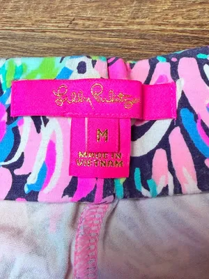 Lilly Pulitzer Georgia May Palazzo Wide Leg Pull On Pant High Tide Size Medium thumbnail 5