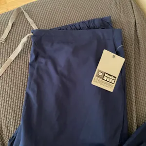 WonderWink WonderWORK Unisex Drawstring Cargo Pant in Galaxy Blue thumbnail 3