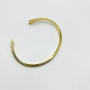 Michelle Campbell Gold Talon Open‎ Bangle Cuff with Rhinestones thumbnail 3