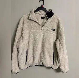 ZYIA Active Women’s Size XL Teddy Sherpa Fleece 1/4 Zip Cozy Warm Cream Soft thumbnail 1