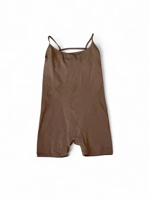 Fabletics SculptKnit / Luxe360 brown sculpting shapewear romper 🤎 thumbnail 3