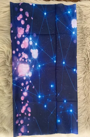 NWOT Galactic Print Multi Functional Neck Gaiter Scarf/Bandana thumbnail 1