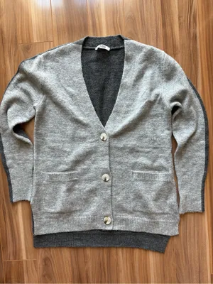 BB Dakota/Steve Madden Women's Gray Cardigan Sweater - size S thumbnail 1