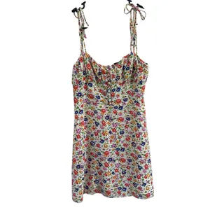 THE KOOPLES Short Silk‎ Dress with Shoulder Straps Size 1/US Size Small thumbnail 2