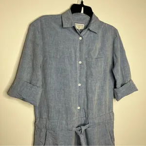 Anthropologie The Blue‎ Shirt Shop watermill Jumpsuit size small thumbnail 7