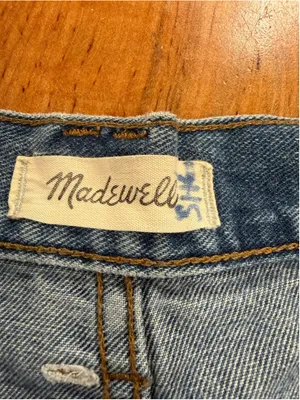 Madewell Balloon Jeans High Rise Wide Leg Utility Pocket Ankle Denim Pants Size thumbnail 6