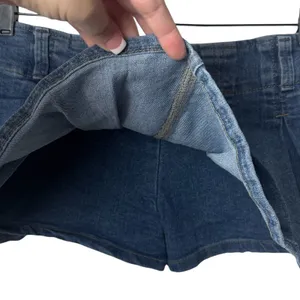 Y2K Almost Famous‎ Micro Mini Denim Pleated Skort Low Rise Grunge Skater S thumbnail 7