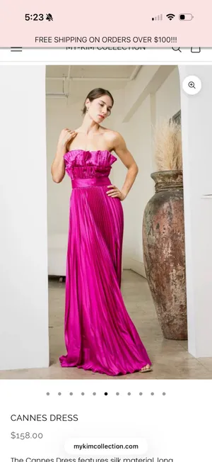 Cannes Dress pink thumbnail 4