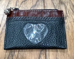 Brighton Vintage Small Leather And Faux Croc ID/Coin Purse. thumbnail 1