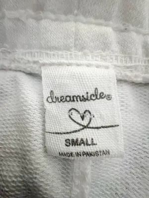 Dreamsickle USA Graphic White Athletic Shorts small thumbnail 5