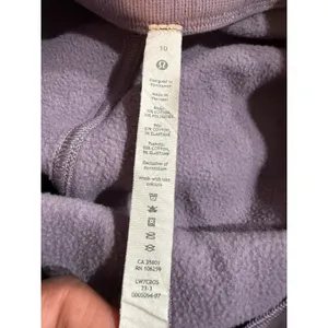 Lululemon Scuba High Rise Short 3 Purple Cotton Fleece LW7CBOS Womens 10 thumbnail 5
