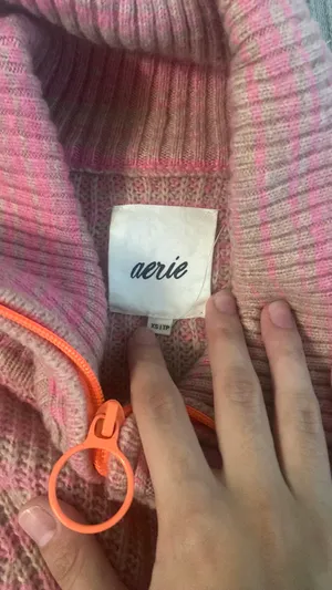 Aerie Quarter Zip Sweater thumbnail 2