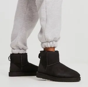 NEW Ugg Classic Mini II Boots Women's Black Size 10 thumbnail 1