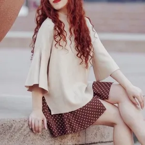 Modern Citizen Fernanda 3/4 Bell Sleeve Sweater‎ in Hunter Green Small thumbnail 5