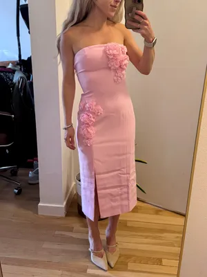 JW PEI Petal Perfection Cocktail Dress - Pink thumbnail 3
