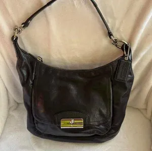 Coach Kristin Black leather purse thumbnail 1
