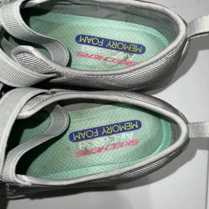 Skechers Gratis Cloud Mary Jane Walking Shoes Gray‎ Mint Memory Foam Women 8.5 thumbnail 8