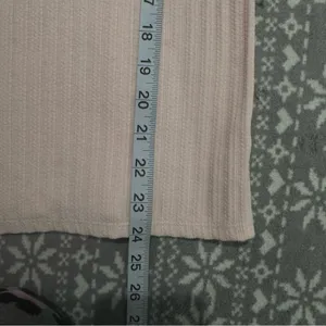 New Loft Oversized Square Neck Pink Top Long‎ Sleeve Small Spring Minimalist thumbnail 8