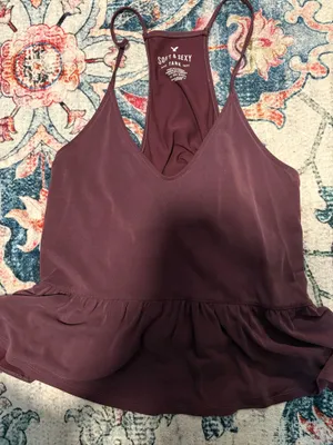 American Eagle Outfitters Purple Tank Top thumbnail 1