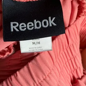Reebok‎ Women's Pink Shorts Size Medium Athletic Running Side Stripe White Trim thumbnail 3