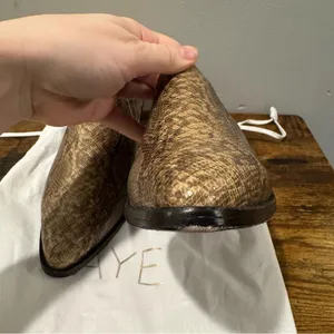 Raye Slip-On Snakeskin Mule Booties Size 8 thumbnail 3
