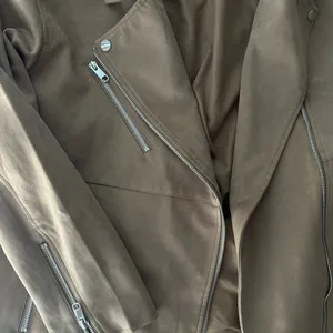 Zara Brown Moto Jacket thumbnail 2