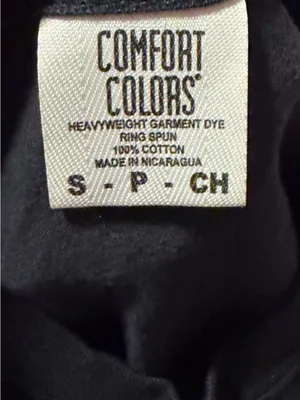 Comfort Colors Black 'Saved by the Lamb' Graphic Tee thumbnail 3