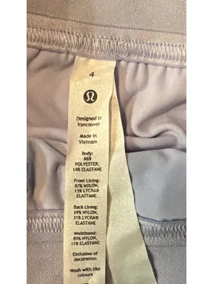 Lululemon Court Rival HR Skirt Long size 4, NWT Running Yoga Athleisure Workout thumbnail 2