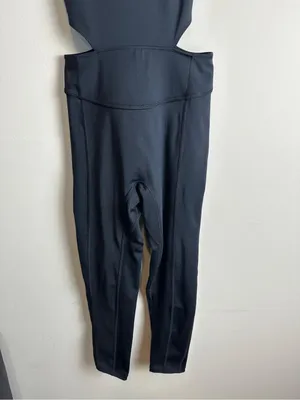 FP Movement Free People Back It Up Jumpsuit Black Cutout Criss Cross Size S/P thumbnail 7