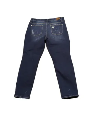 Judy Blue Distressed Boyfriend Fit Jeans Size 13/31 thumbnail 6