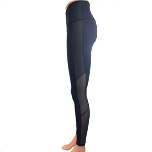 Lululemon Navy Blue Mid Rise Activewear Fitness Yoga Workout Tight Leggings Sz S thumbnail 2