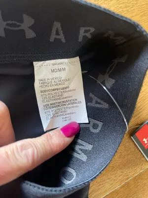 Under Armour Black Cropped Leggings Compression thumbnail 9