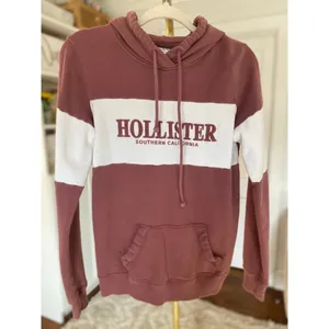 Hollister Southern California‎ Logo Hoodie Surf Coastal Pullover M Quiet Luxury thumbnail 2