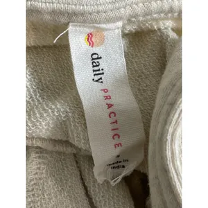 Daily Practice Beige Sleeveless V Neck Tie Waist Cami Tank Romper Shorts Size S thumbnail 5