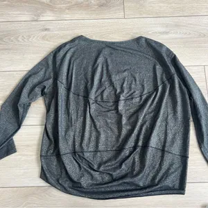 Lululemon Special Edition Back In Action Long Sleeve Shirt Black Spark Metallic thumbnail 10