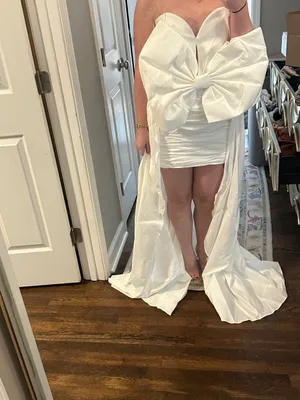 She Is The Moment Dress With Train thumbnail 6