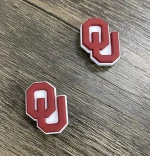 University of Oklahoma College Team Charm For Crocs Shoe Charms - 2 Pieces thumbnail 1
