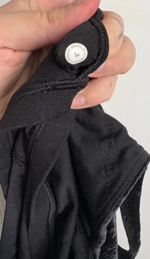 Lululemon Crushed Velvet Align Tank Black thumbnail 3