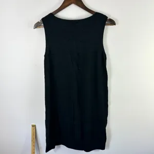 Vtg Y2K Nanette Lepore Sequin Mini Dress Womens Small Black‎ Bow Showgirl Glam thumbnail 5